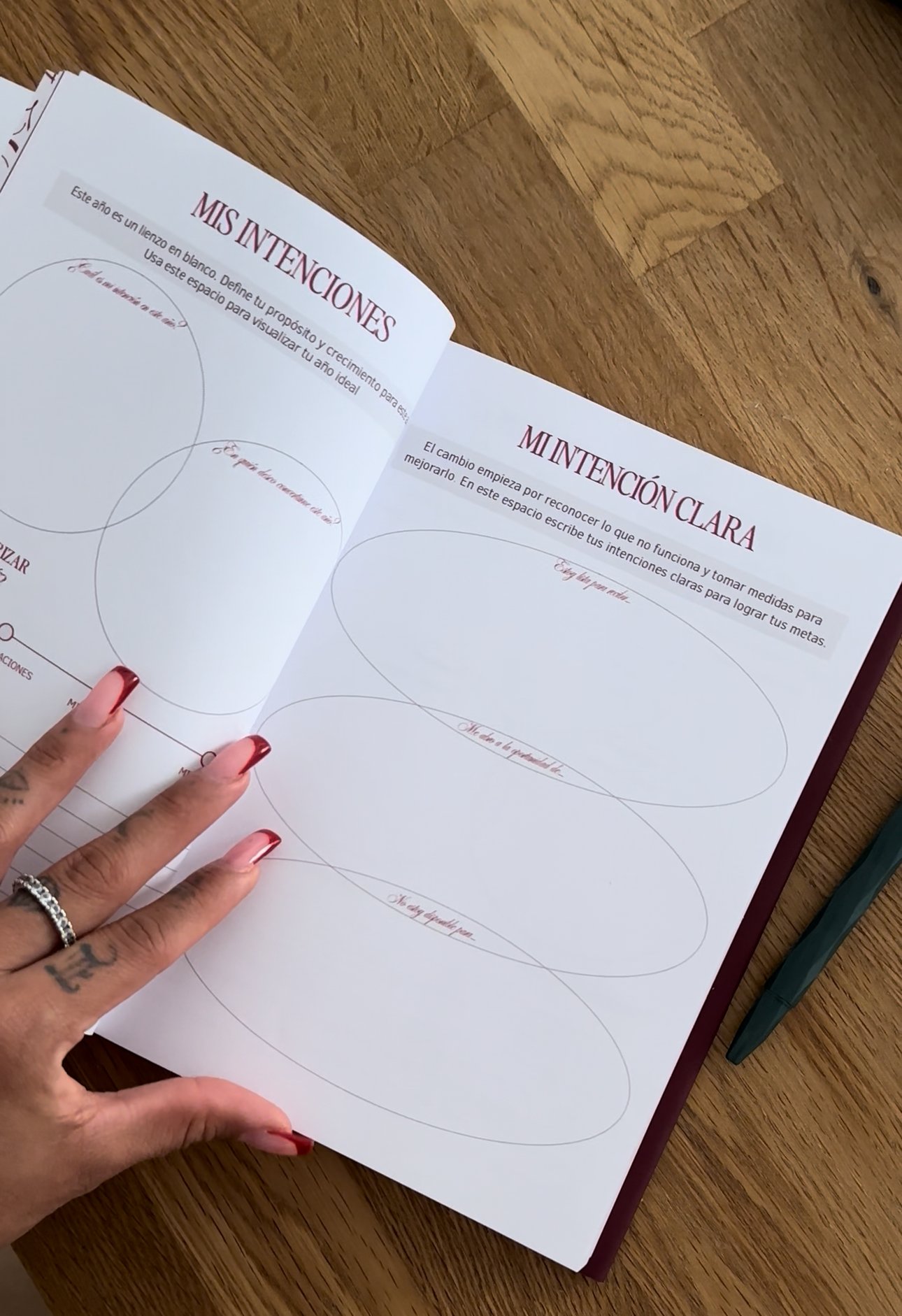 Ellafits Journal Ellafits Journal open, Journal for empowered women